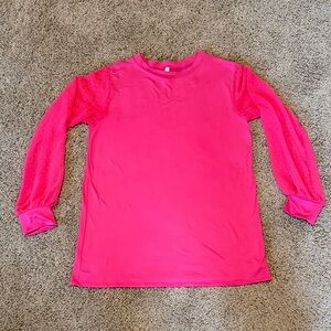 Magic Fit Vibrant Pink Long Sleeve Tunic